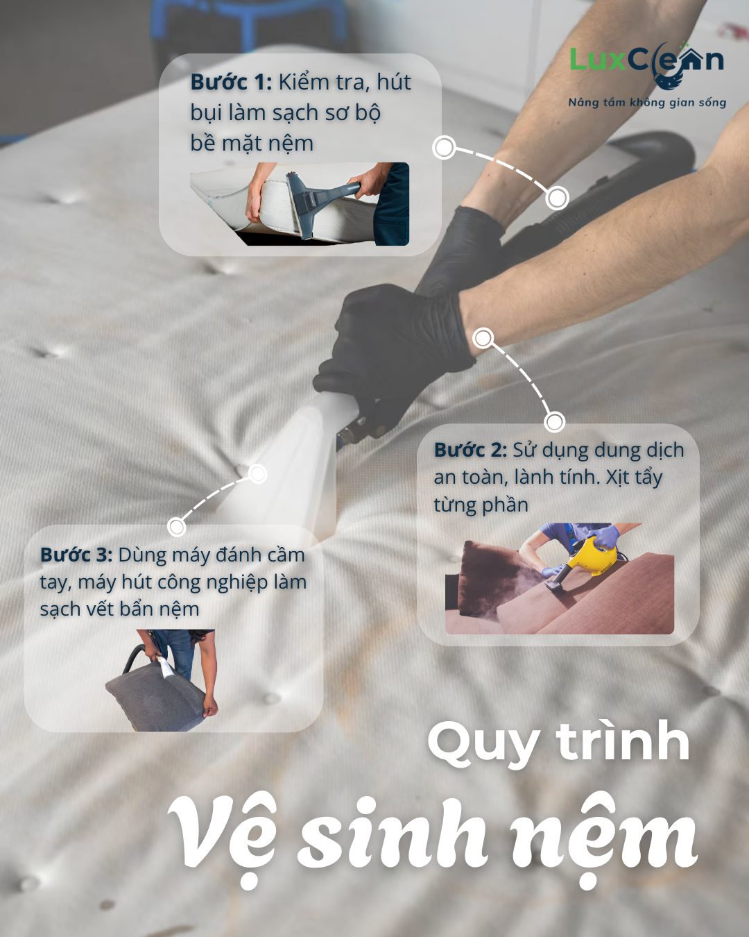 Vệ sinh nệm 7 Các bước vệ sinh nệm sạch, thơm lâu