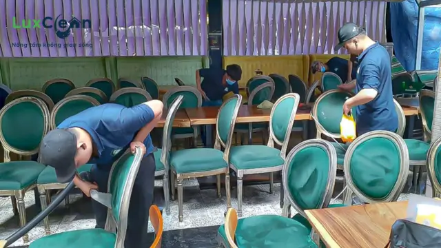 Vệ sinh nhà hàng - Khách sạn 3 Vệ sinh ghế nhà hàng chất lượng tại TPHCM