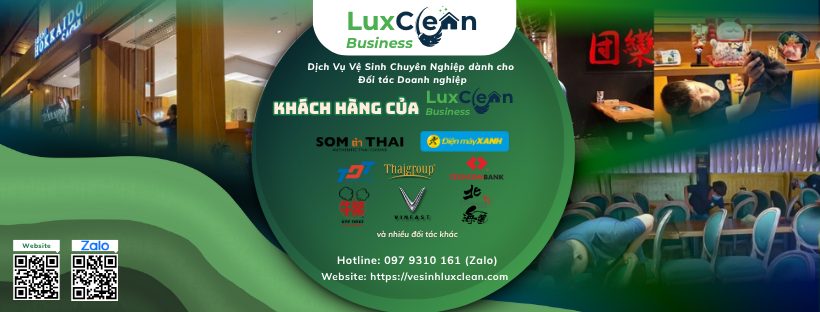 Những lưu ý về dịch vụ vệ sinh theo tiêu chuẩn 5 sao bạn cần biết 2 LuxClean - Thương hiệu vệ sinh theo tiêu chuẩn 5 sao